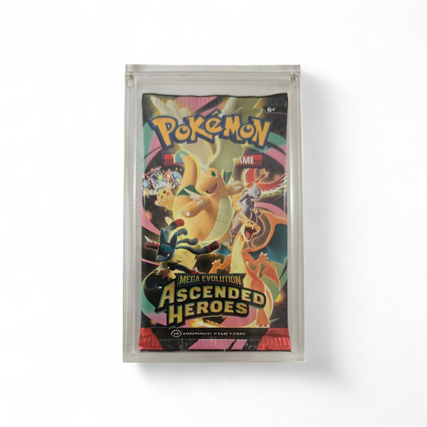 Acrílico Sellado con Sobre Ascended Heroes – Pokémon TCG | TPM TCG |  Lote limitado a 40 pzs
