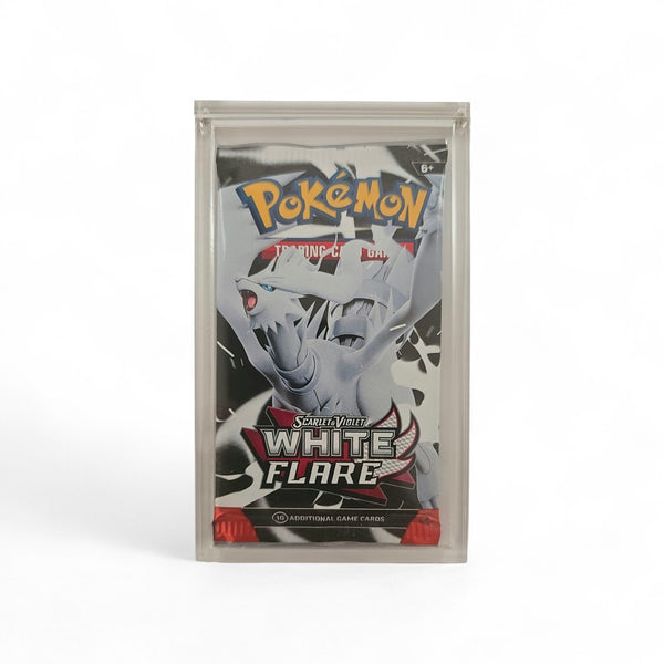 Acrílico Sellado con Sobre White Flare – Pokémon TCG | TPM TCG |  Lote limitado a 30 pzs
