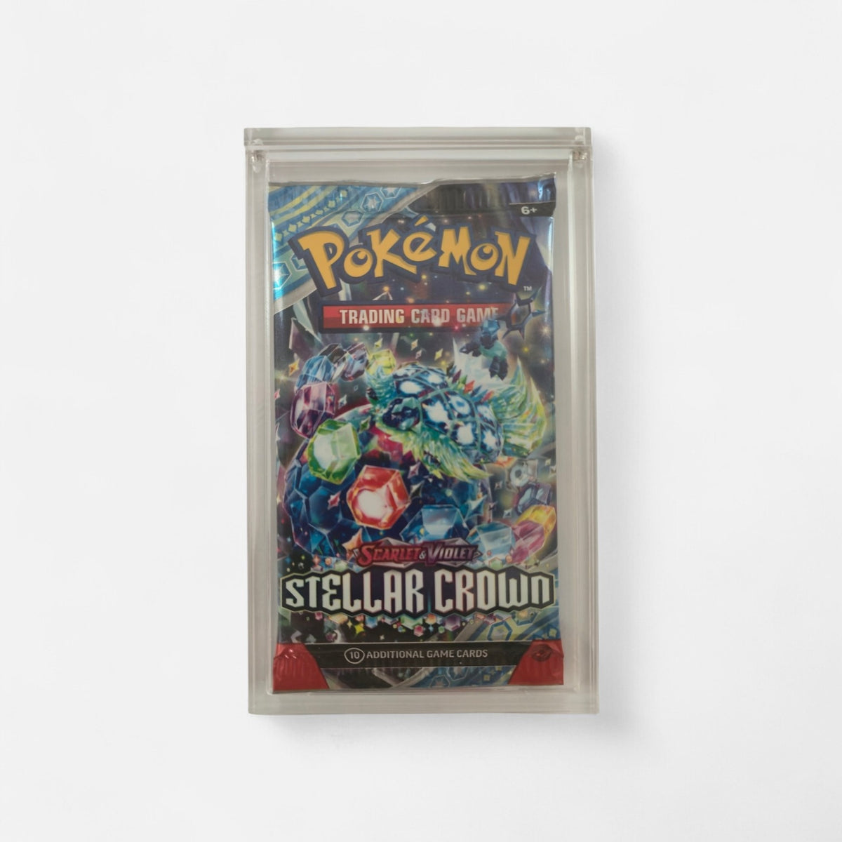 Acrílico Sellado con Sobre Stellar Crown – Pokémon TCG | TPM TCG |  Lote limitado a 60 pzs